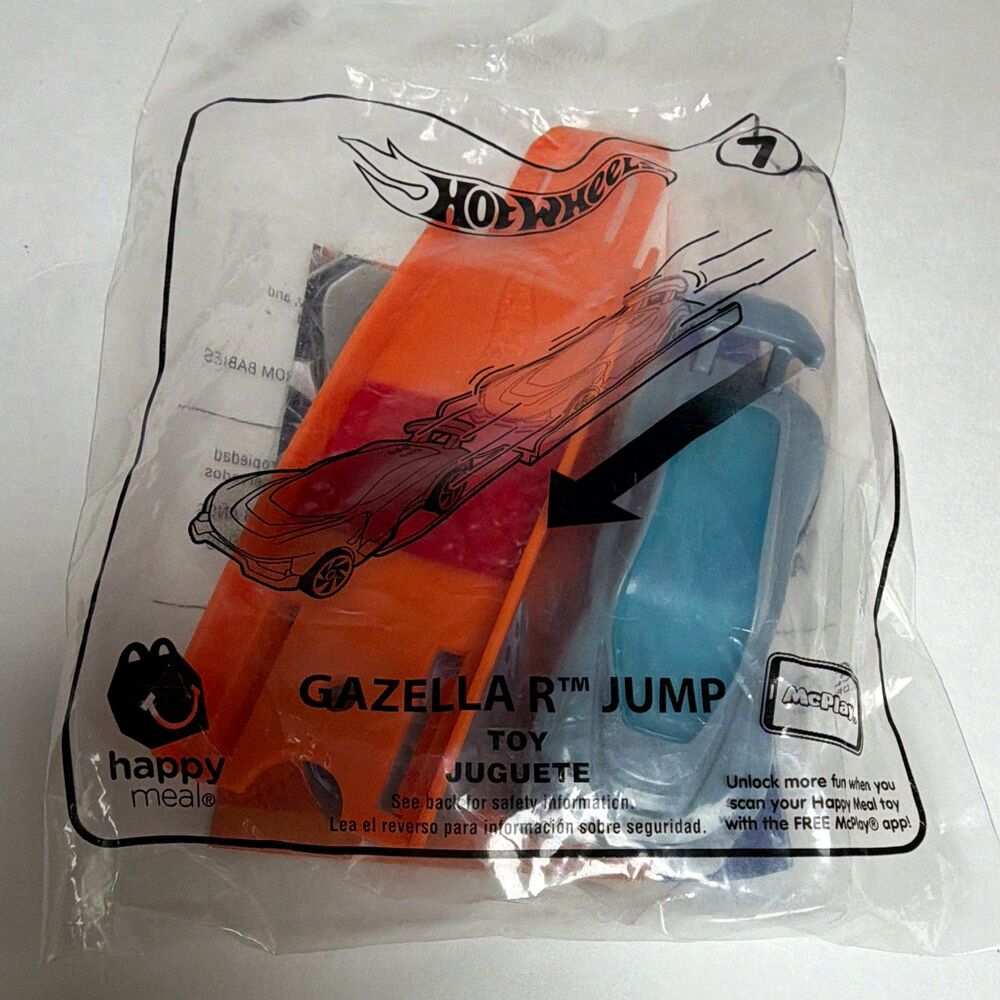 Hot Wheels McDonald’s Happy Meal Toy #7 Gazella R Jump (2024)